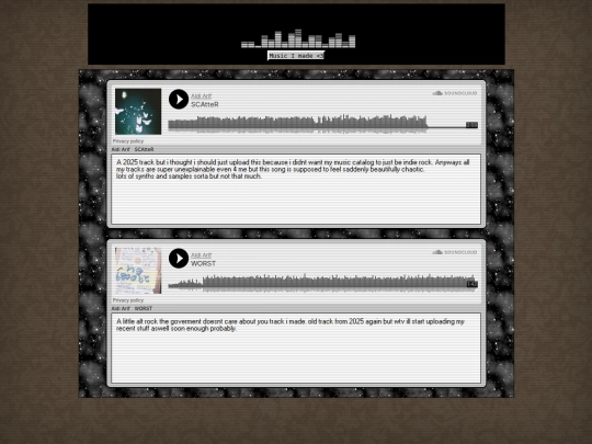 Music screenshot