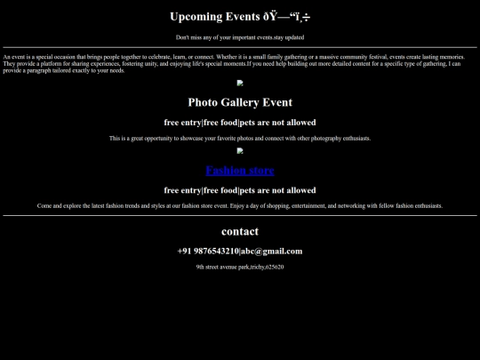 fashion event/event screenshot