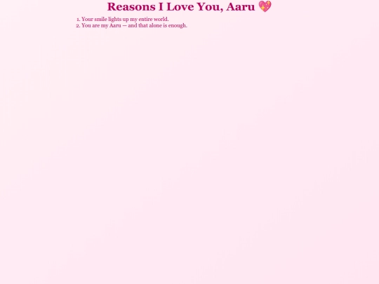 reasons screenshot