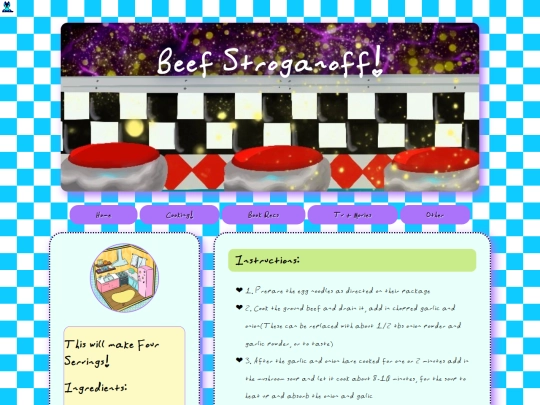 Recipez/BeefStroganoff screenshot
