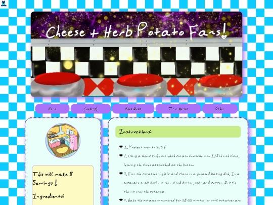 Recipez/CheeseHerbPotatoFans screenshot