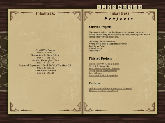 projects screenshot