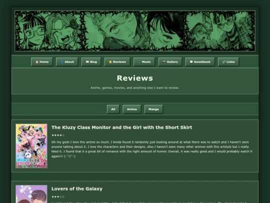 reviews screenshot