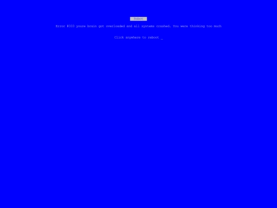 blue screenshot