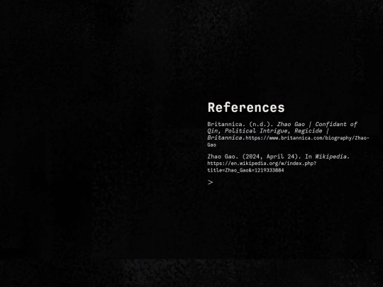 references screenshot