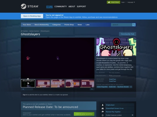 steampage screenshot