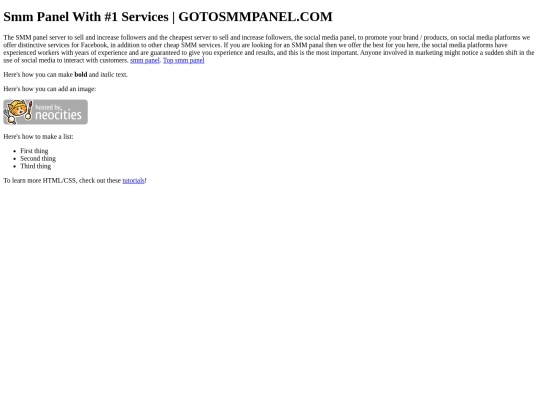 index screenshot