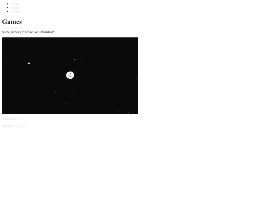 Pages/Games screenshot
