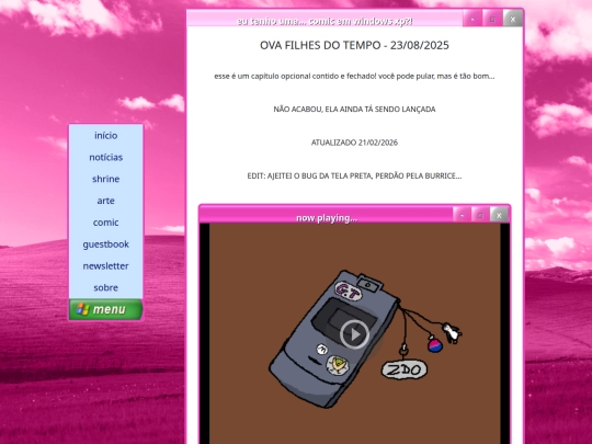 br/comics/ova/filhesdotempo screenshot