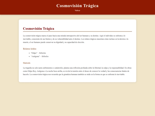 Cosmovision Tragica screenshot