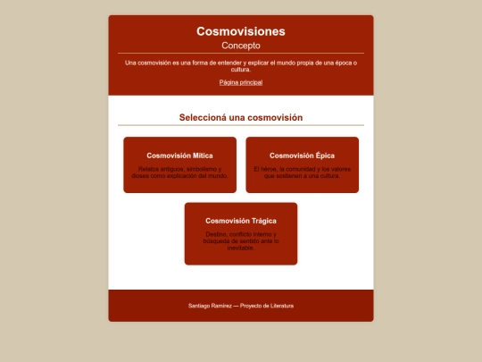 Cosmovisiones screenshot