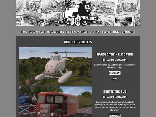 nonrailvehicles screenshot