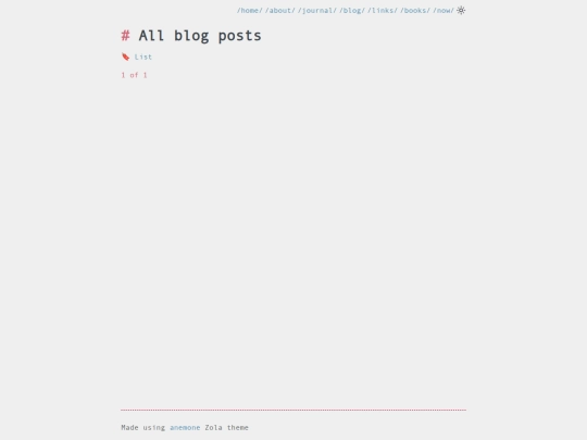 blog screenshot