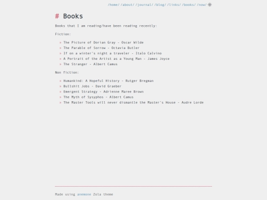 books screenshot