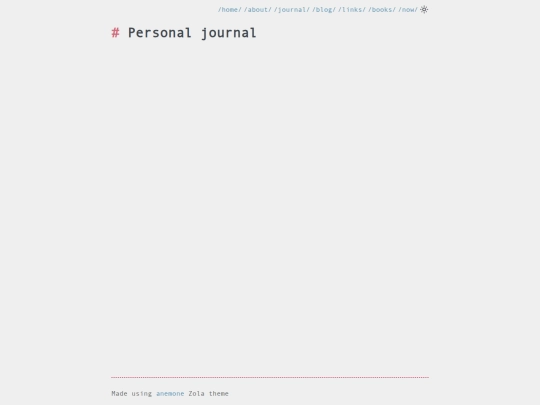 journal screenshot