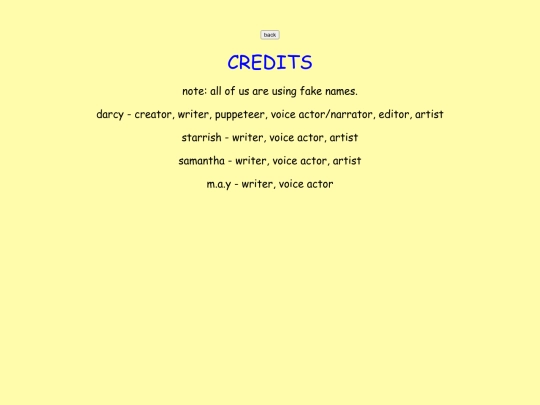 credits screenshot