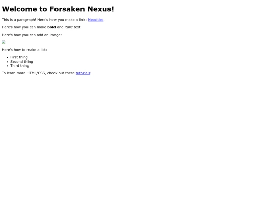 index screenshot