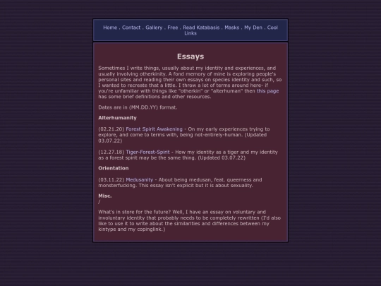 altra/essays screenshot