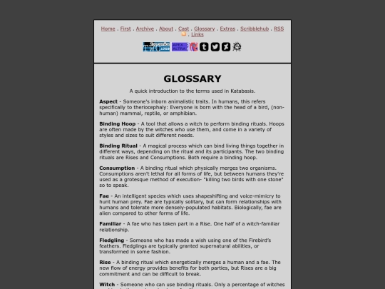 katabasis/glossary screenshot