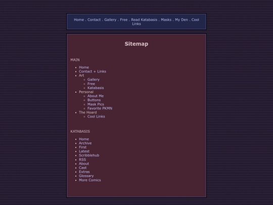 sitemap screenshot