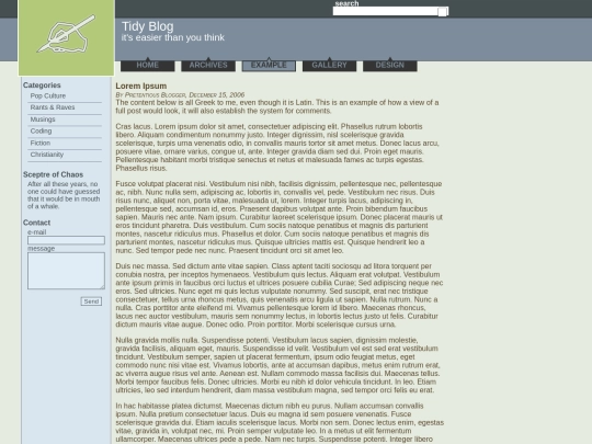 example screenshot