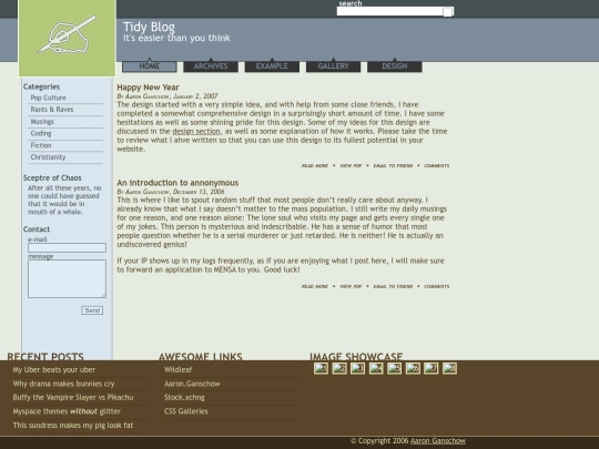 index screenshot