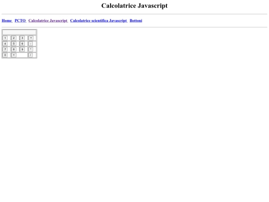 Calcolatrice screenshot