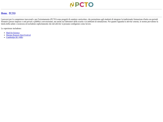 PCTO/pcto_index screenshot