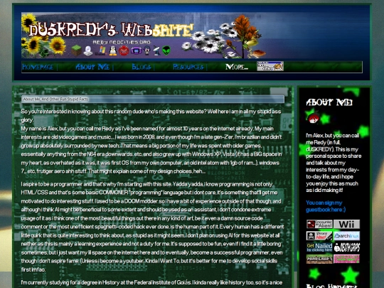 aboutme screenshot