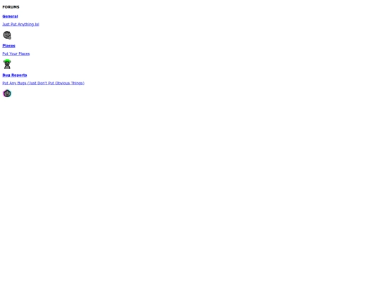 Forum screenshot