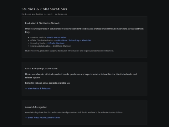 studios screenshot