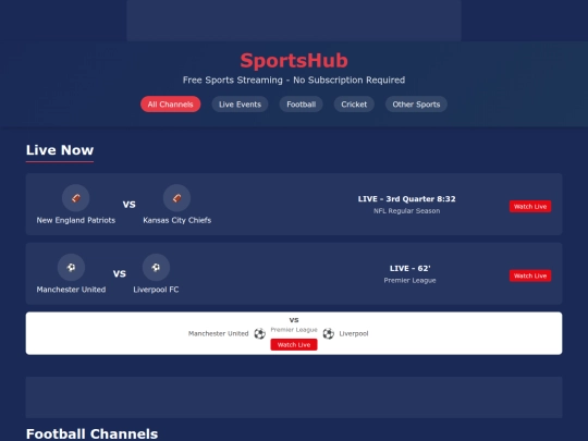 sports screenshot