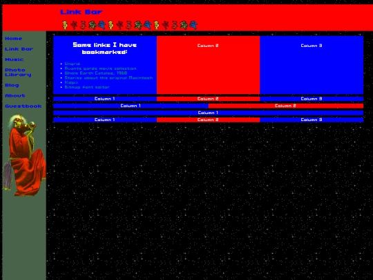 links screenshot
