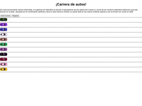 Proyecto didactico/Juego con 2 dados screenshot