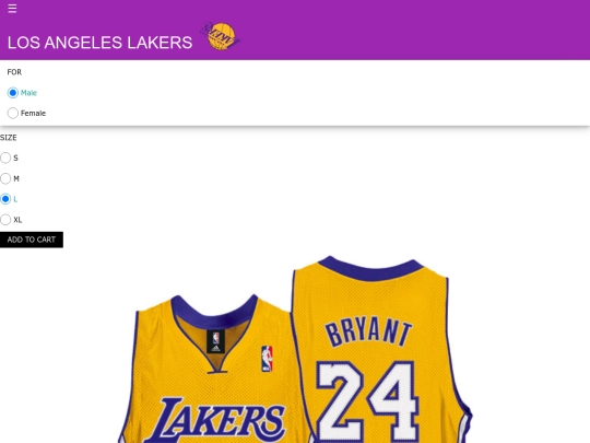 a1bloquedos/lakers/jersey screenshot