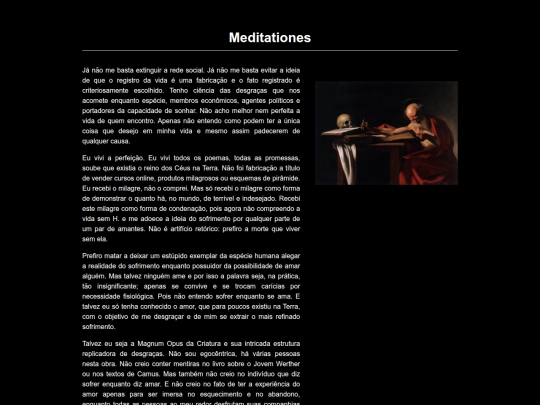texts/meditationes screenshot