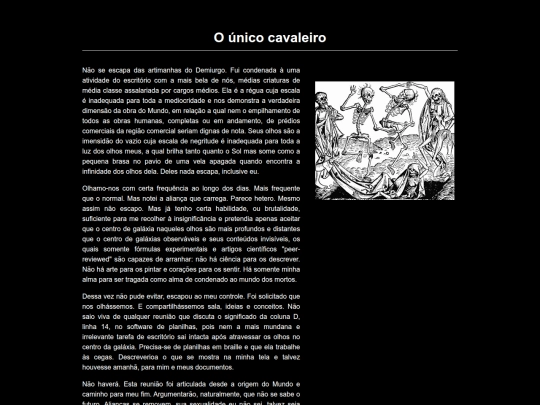 texts/o_unico_cavaleiro screenshot