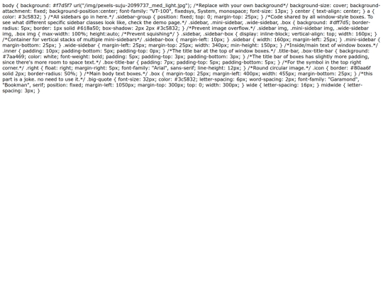 index screenshot