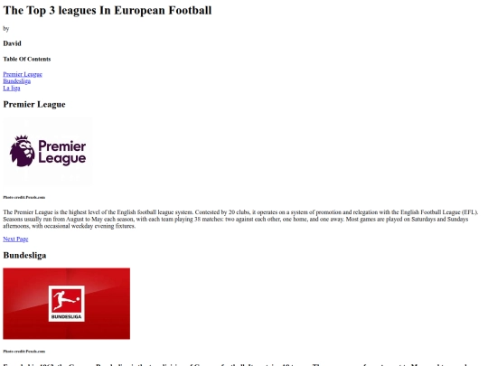 index screenshot