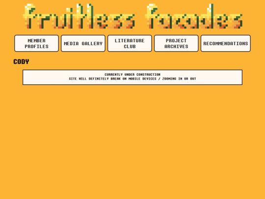 pfcody screenshot