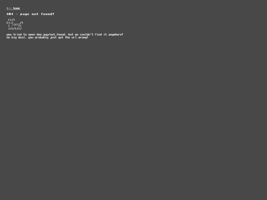 not_found screenshot