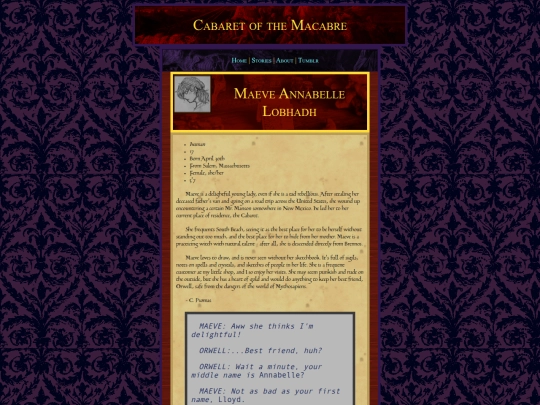 works/cotm/bio_maeve screenshot