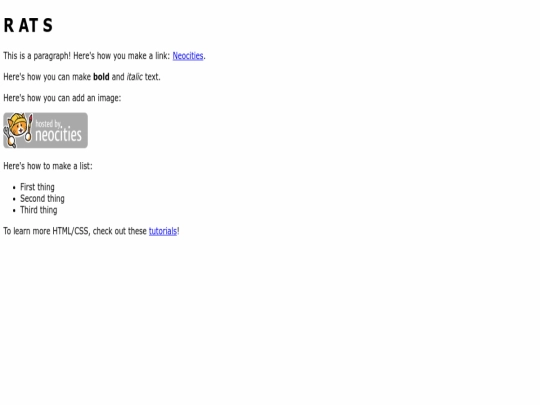 index screenshot