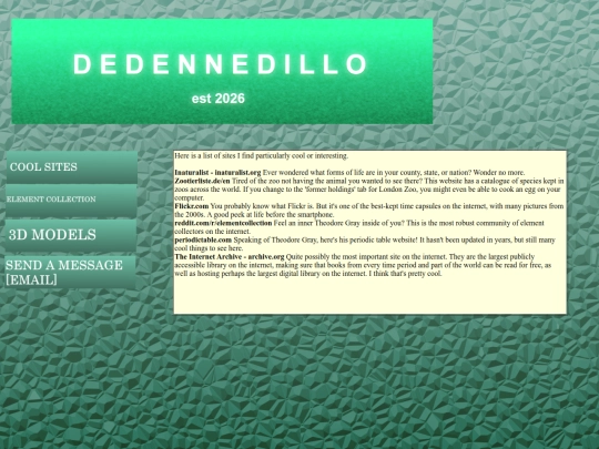 CoolSites screenshot