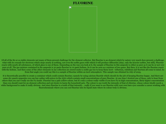 elementdiary/FLUORINE screenshot