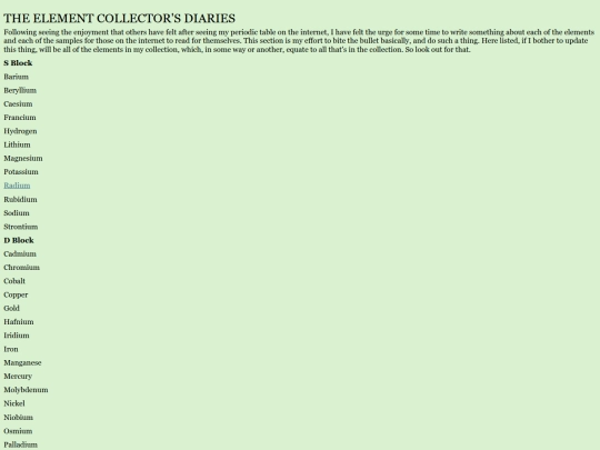 elementdiary/THE ELEMENT COLLECTOR screenshot