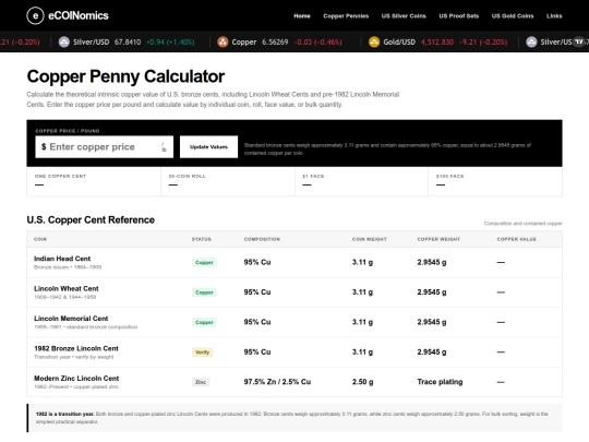 copper-penny-calculator screenshot
