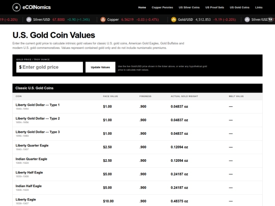 us-gold-coin-calculator screenshot