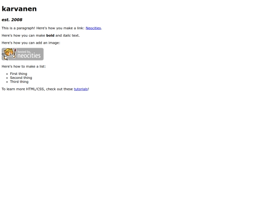index screenshot