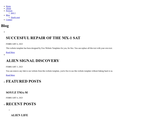 blog screenshot